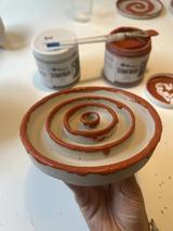 Dog Slow Eater Red — Glazing