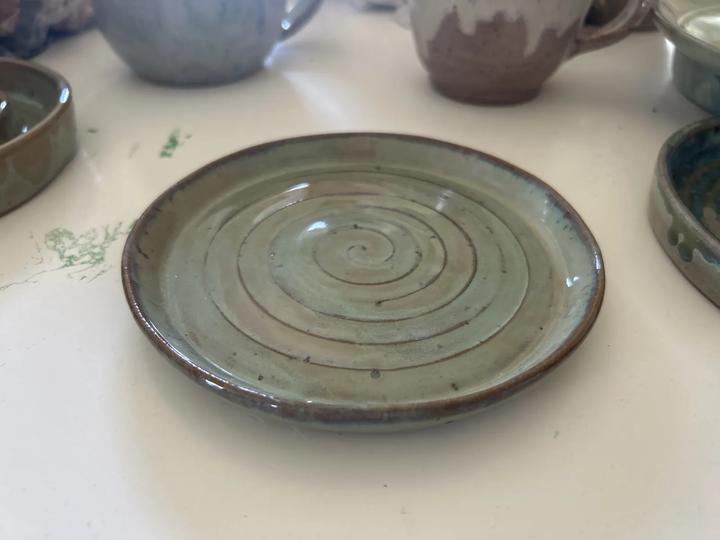 Plato espiral no marcado