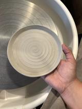 Plato espiral no marcado — Bisque Firing